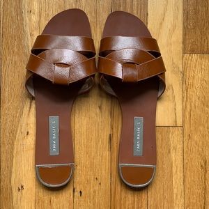 Zara Brown Sandals